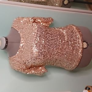 Gold Sequin Blouse